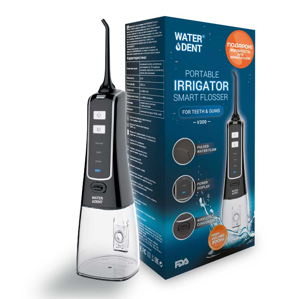 Waterdent bežični Irigator za zube Smart Flosser V300 - detalj