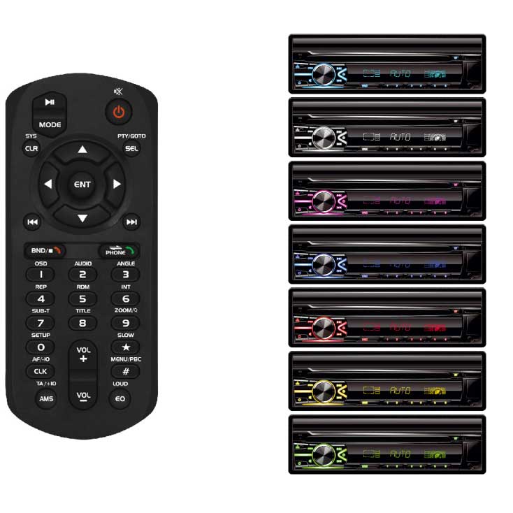 Auto radio sa video plejerom SAL VB-X800i - detalj