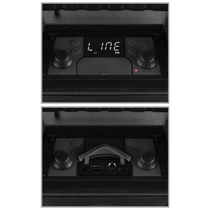 Bluetooth zvučnik sa punjivom baterijom BT-WORK - detalj