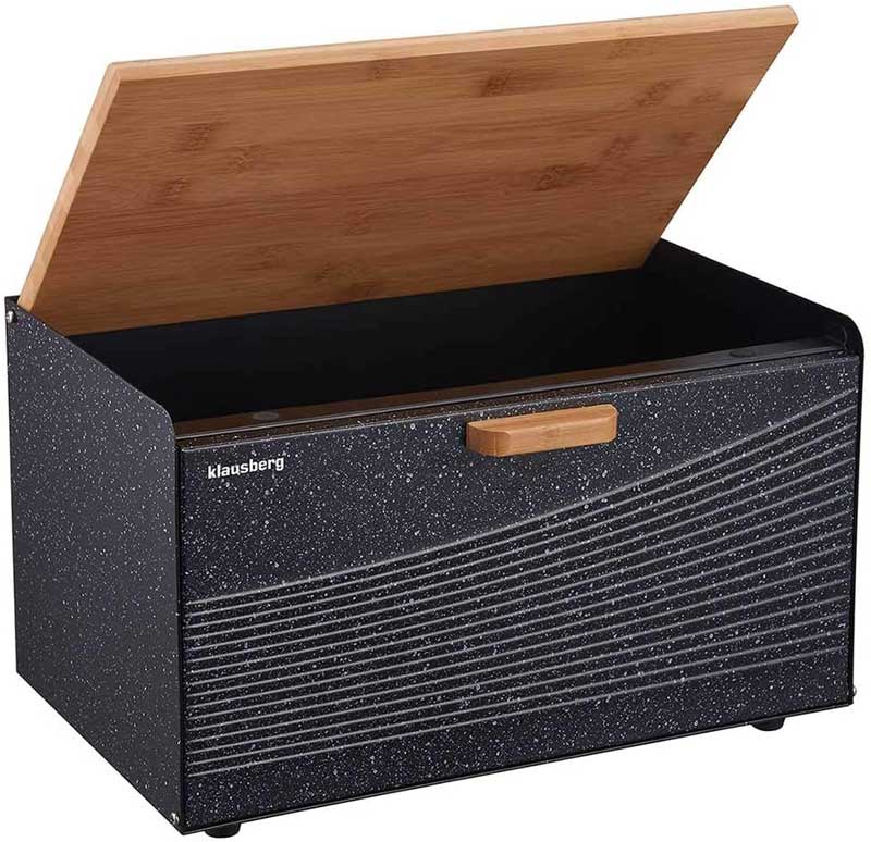 Kutija za hleb sa dvostranim otvaranjem Klausberg KB7464 - detalj