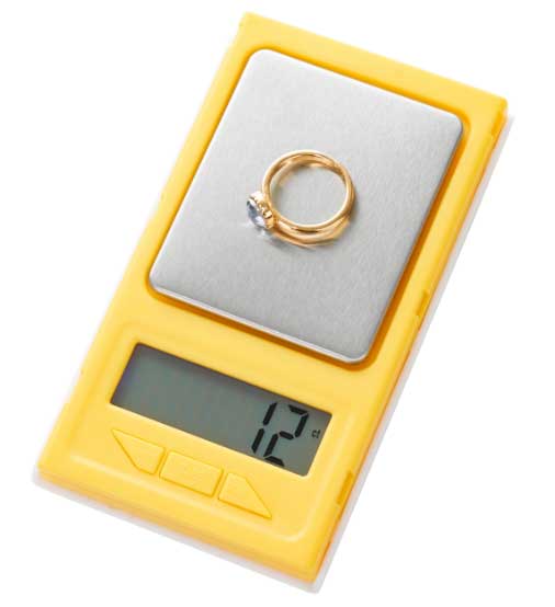 Digitalna džepna vaga za precizno merenje Mesko MS3160 - detalj