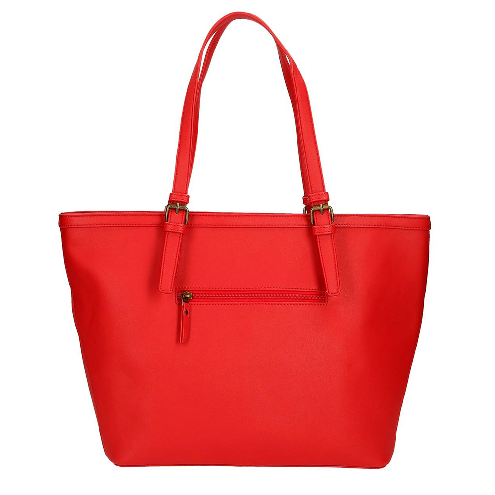 Pepe Jeans Ženska poslovna torba za laptop Chain Red 75775 - detalj