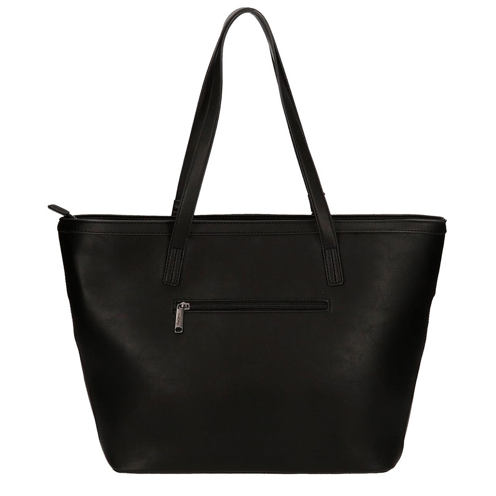 Pepe Jeans Ženska poslovna torba za laptop Chic Black 77675 - detalj