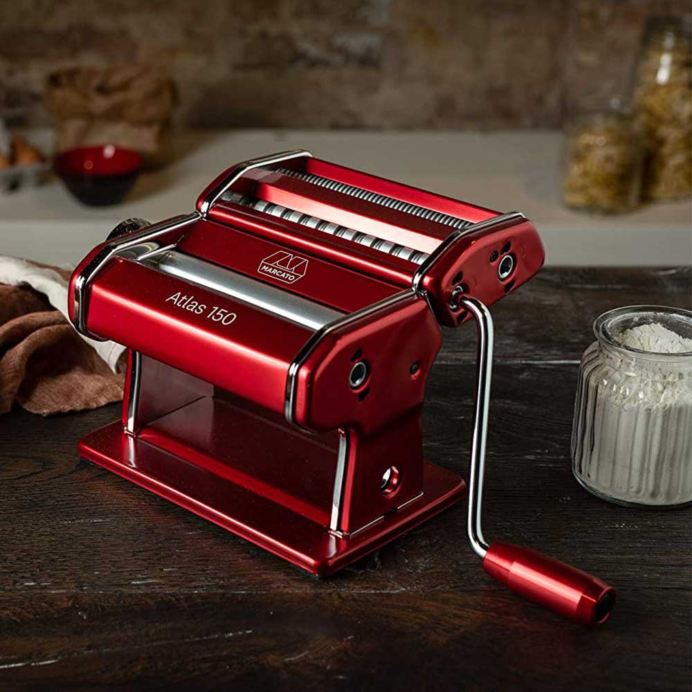 MARCATO Mašina za rezance i testeninu Atlas 150 crvena - detalj