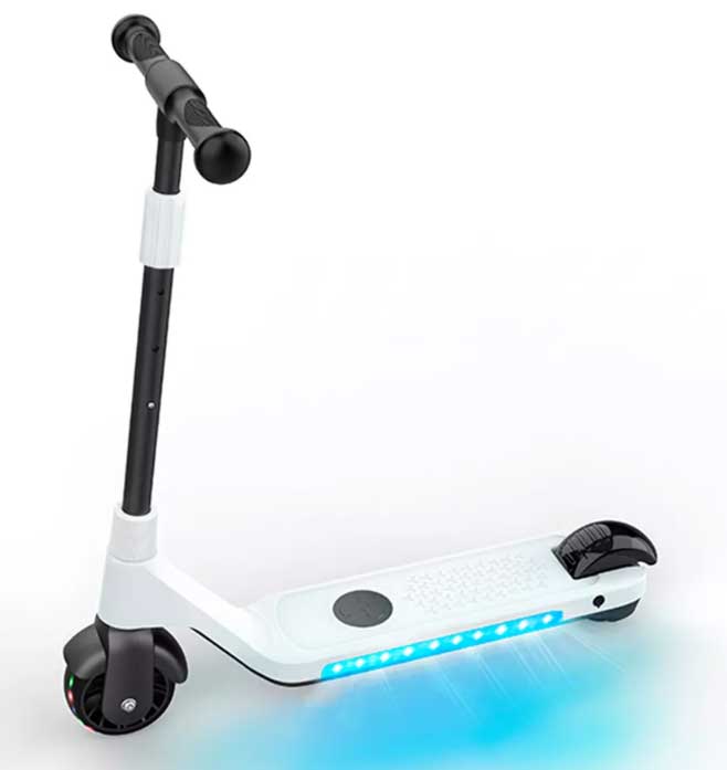 Dečiji električni trotinet sa punjivom baterijom Denver SCK-5400 Beli - detalj