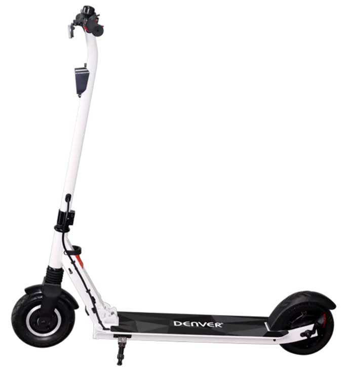 Sklopiv elektro trotinet sa punjivom baterijom Denver SEL-80130 Beli - detalj
