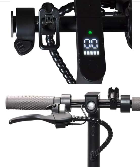 Sklopiv elektro trotinet sa punjivom baterijom Denver SEL-85350 Crni - detalj