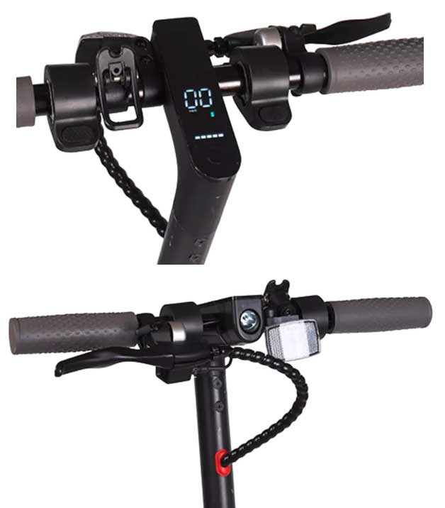 Sklopiv elektro trotinet sa punjivom baterijom Denver SEL-85350 Beli - detalj