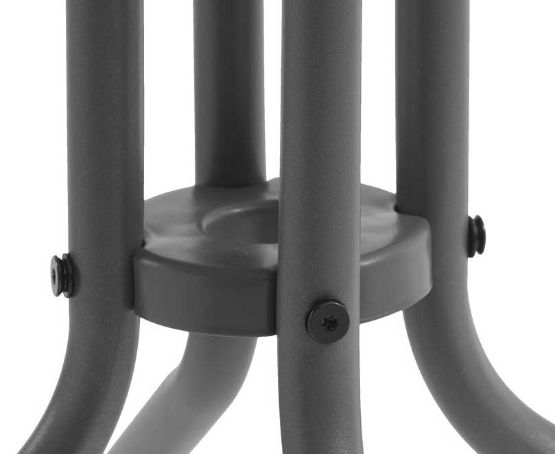 Baštenski Stočić Carlo 60 cm Siva - detalj