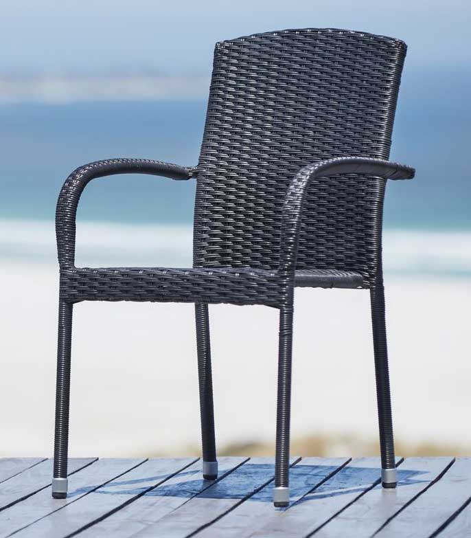 Garnitura za dvorište Sto i četiri stolice Nibia - detalj