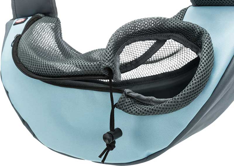 Trixie Torba za male pse do 5kg Sling light blue 28883 - detalj