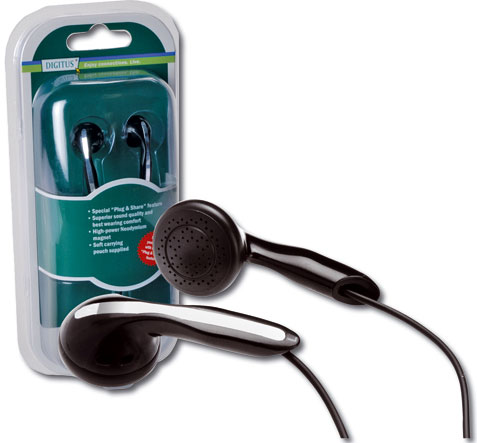 Digitus slušalice sa ulazom za drugi par slušalica - detalj