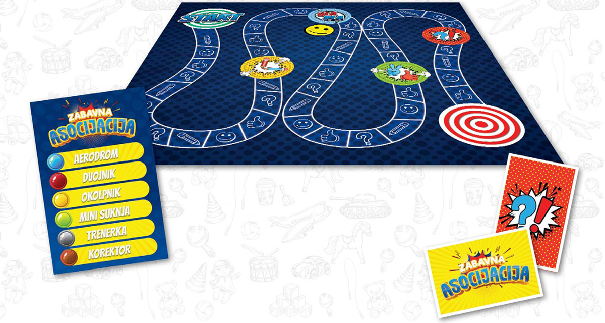 Društvena igra Zabavna asocijacija - detalj