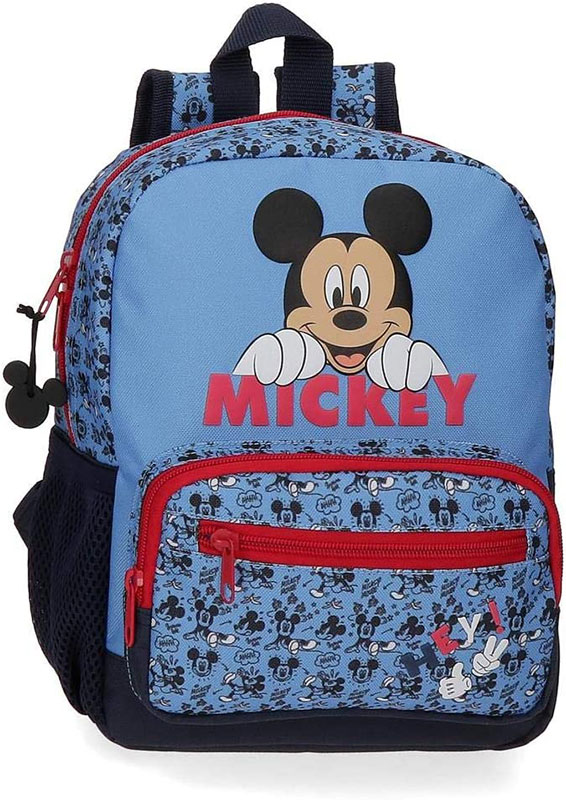Disney Ranac sa točkićima 28cm Mickey Moods - detalj