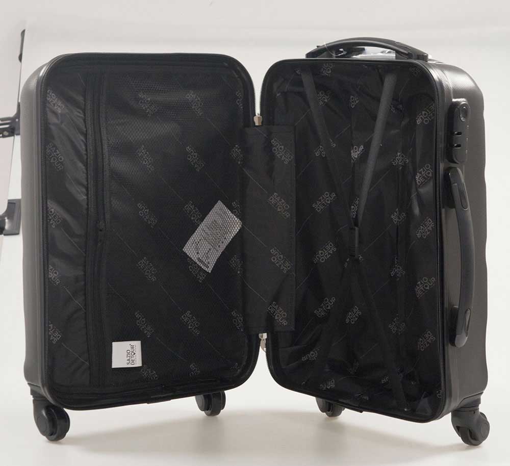 ABS Kofer Sazio Porto L 68 x 45 x 28 cm Tamno Sivi - detalj