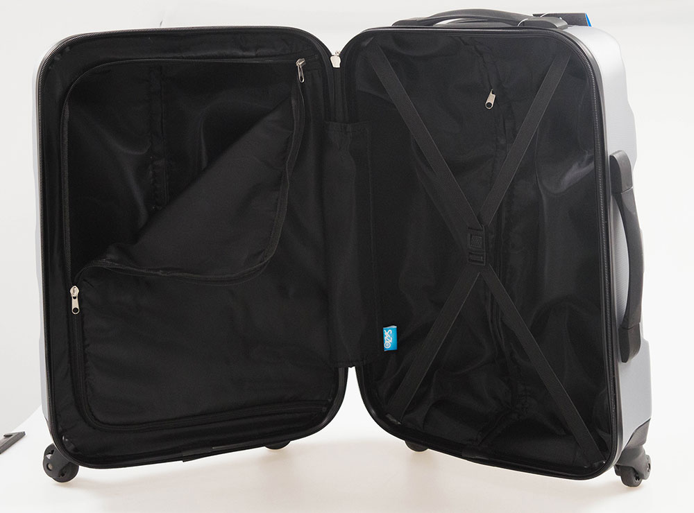 Kofer ABS Sazio Rome M 67 x 41 x 27 cm Crni - detalj