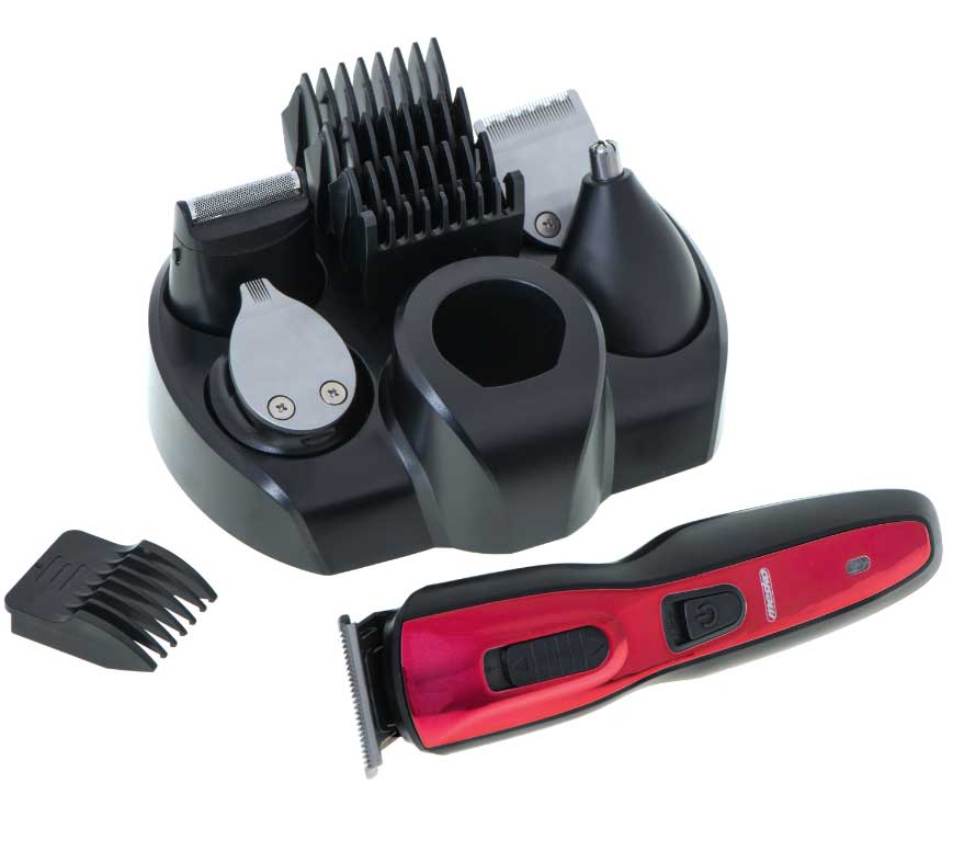 Trimer 5U1 sa različitim nastavcima i punjivom baterijom Mesko MS 2931 - detalj