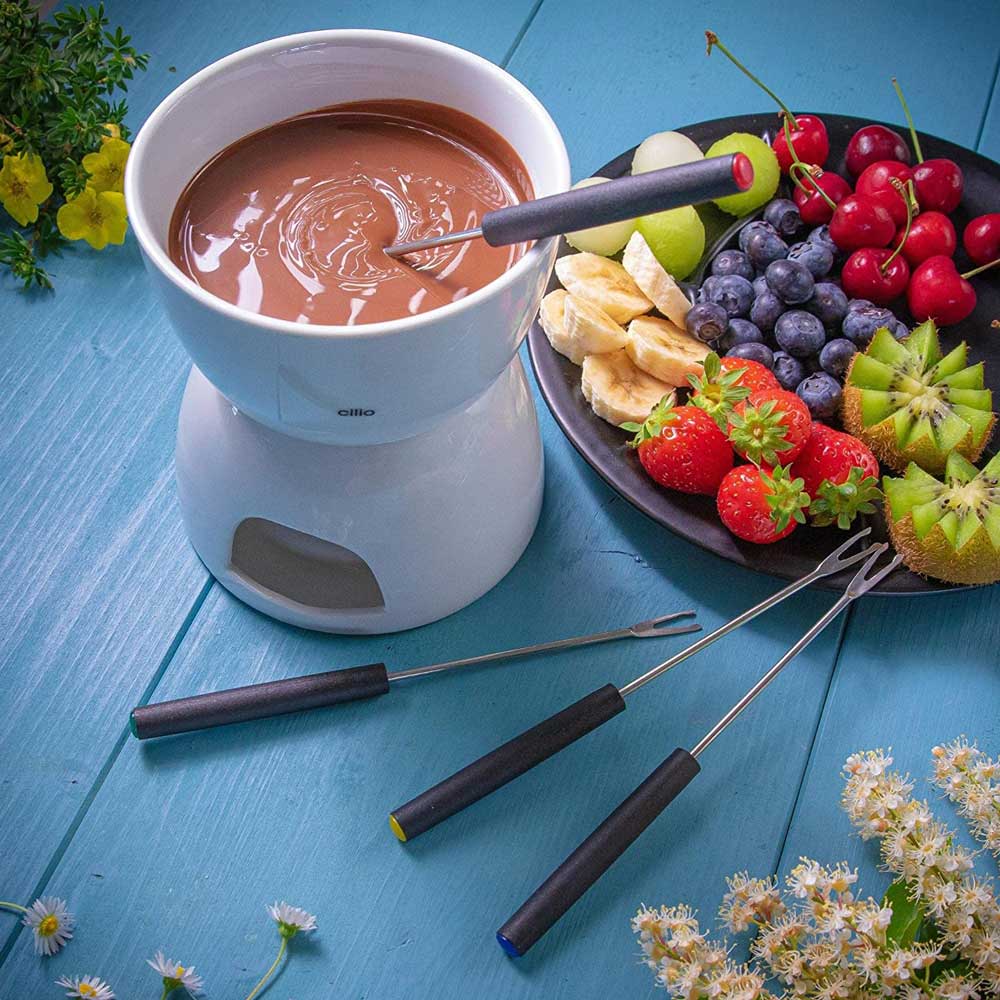 CILIO Čokoladni fondi set Classic za 4 osobe 350ml - detalj