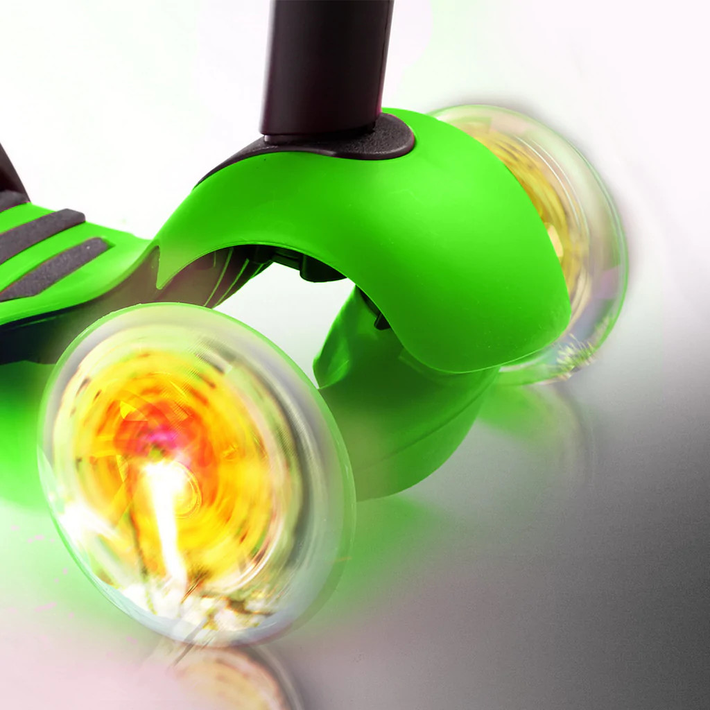 Dečiji trotinet guralica sa sedištem 3u1 Bubamara zelena 652 - detalj