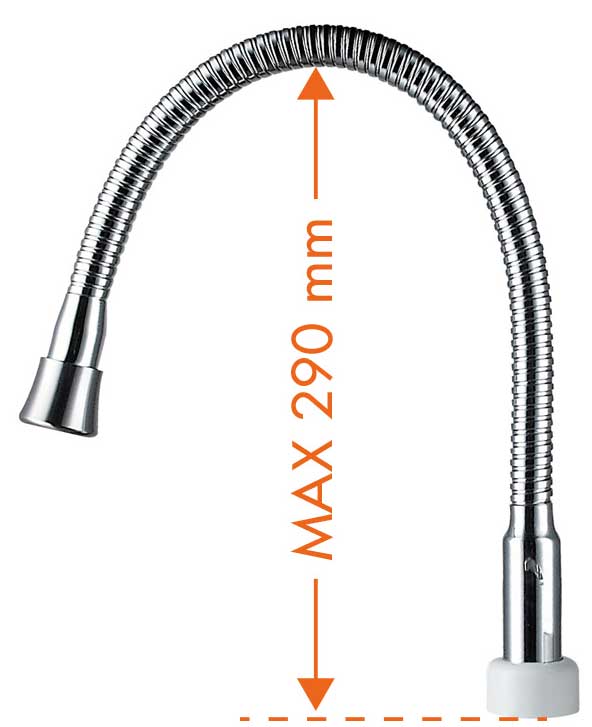Slavina sa ugrađenim grejačem vode Noveen IWH360 - detalj