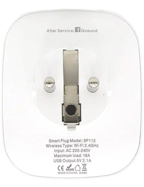 Pametna WiFi utičnica Gosund SP112 - 2 kom - detalj