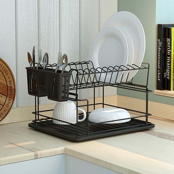 Oceđivač za sudove Black Double Decker TEXELL TDE-BD338 - detalj