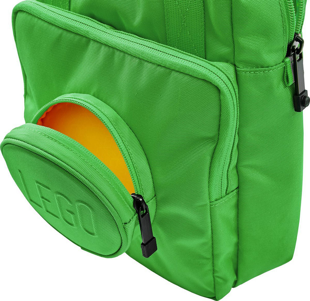 LEGO® Signature Brick Ranac za vrtić i predškolsko 29cm Zelena Kocka 1x1 20206 - detalj