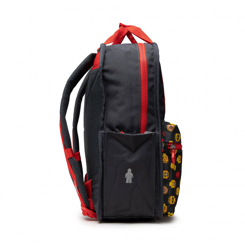 LEGO® Tribini Fun Školski ranac Heads And Cups Red 20128 - detalj