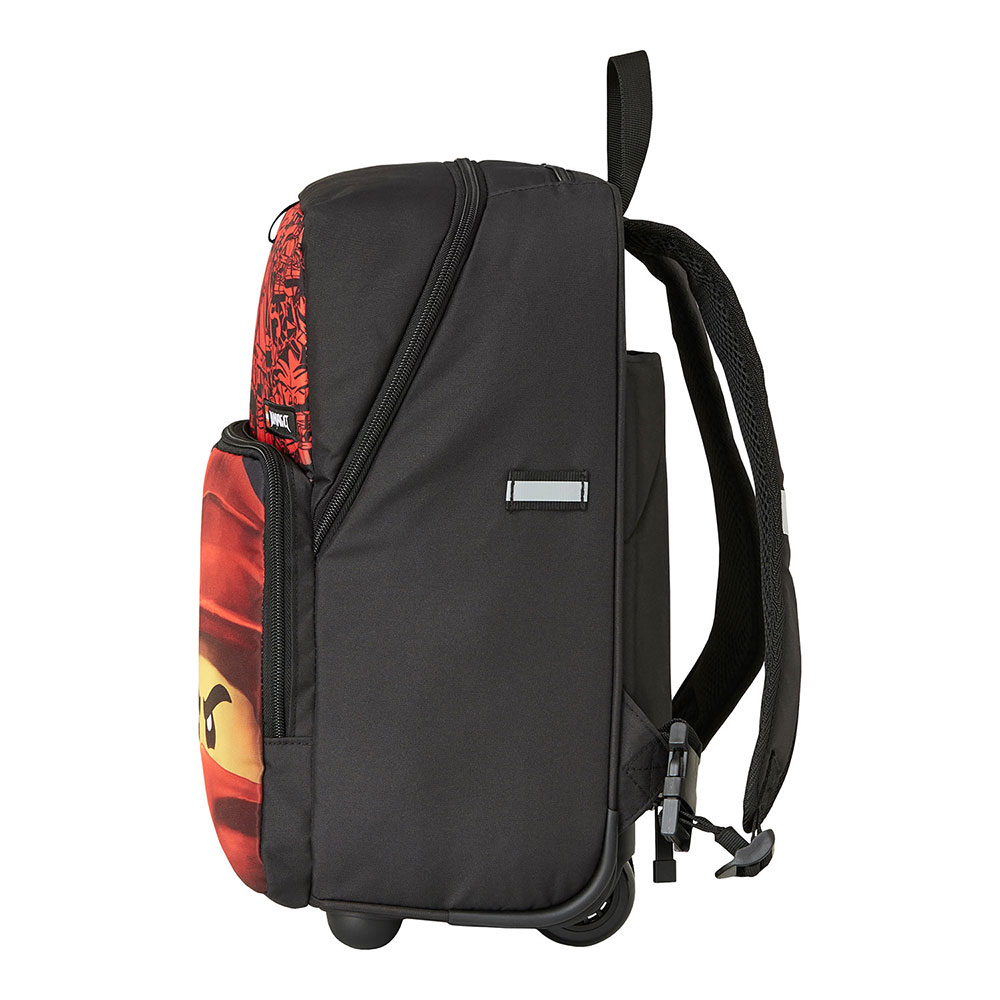 LEGO® NINJAGO školski ranac sa točkićima Andersen Red 20220 - detalj