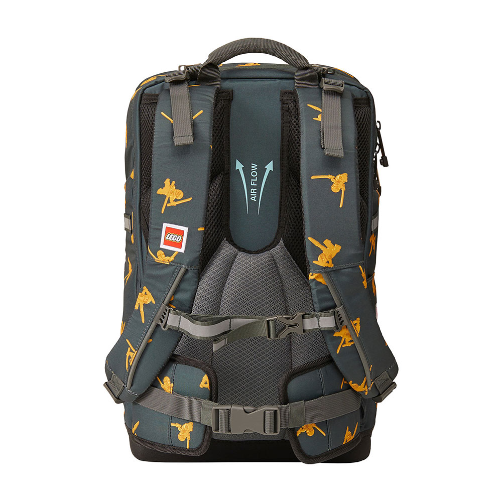 LEGO® Komplet Ranac za školu + pernica + torba za fizičko Optimo Plus Johansen NINJAGO Team Golden 20228 - detalj