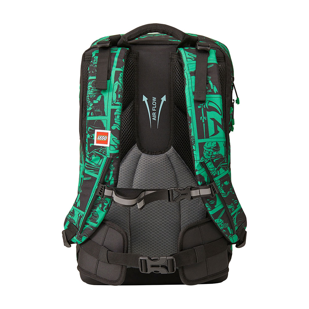 LEGO® Komplet Ranac za školu + pernica + torba za fizičko Maxi Plus Mortensen NINJAGO Green 20229 - detalj