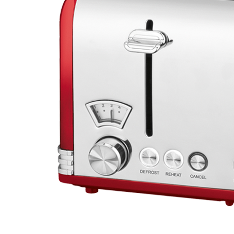 PROFI COOK Dupli toster za 4 kriške hleba PC-TA 1194 crveni - detalj