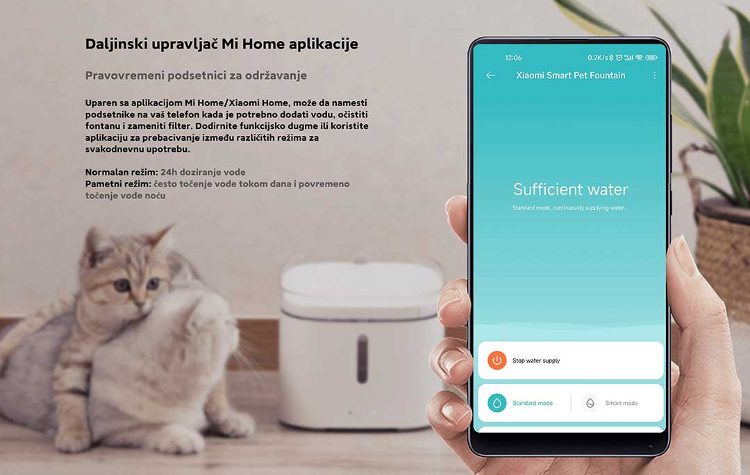Xiaomi Smart Pojilo Za Mačke, Male i Srednje Pse - detalj