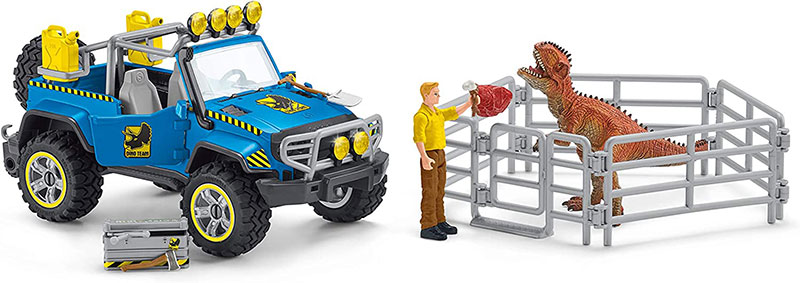 Schleich figure Dinosaurusi - Terensko vozilo za izviđanje dinosaurusa 41464 - detalj
