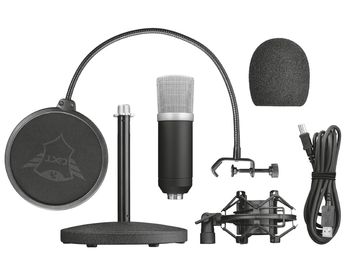 Mikrofon za podkast Trust GXT 252 Emita - detalj