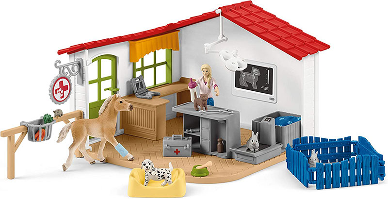 Schleich figurice Domaće životinje - Veterinarska ambulanta 42502 - detalj