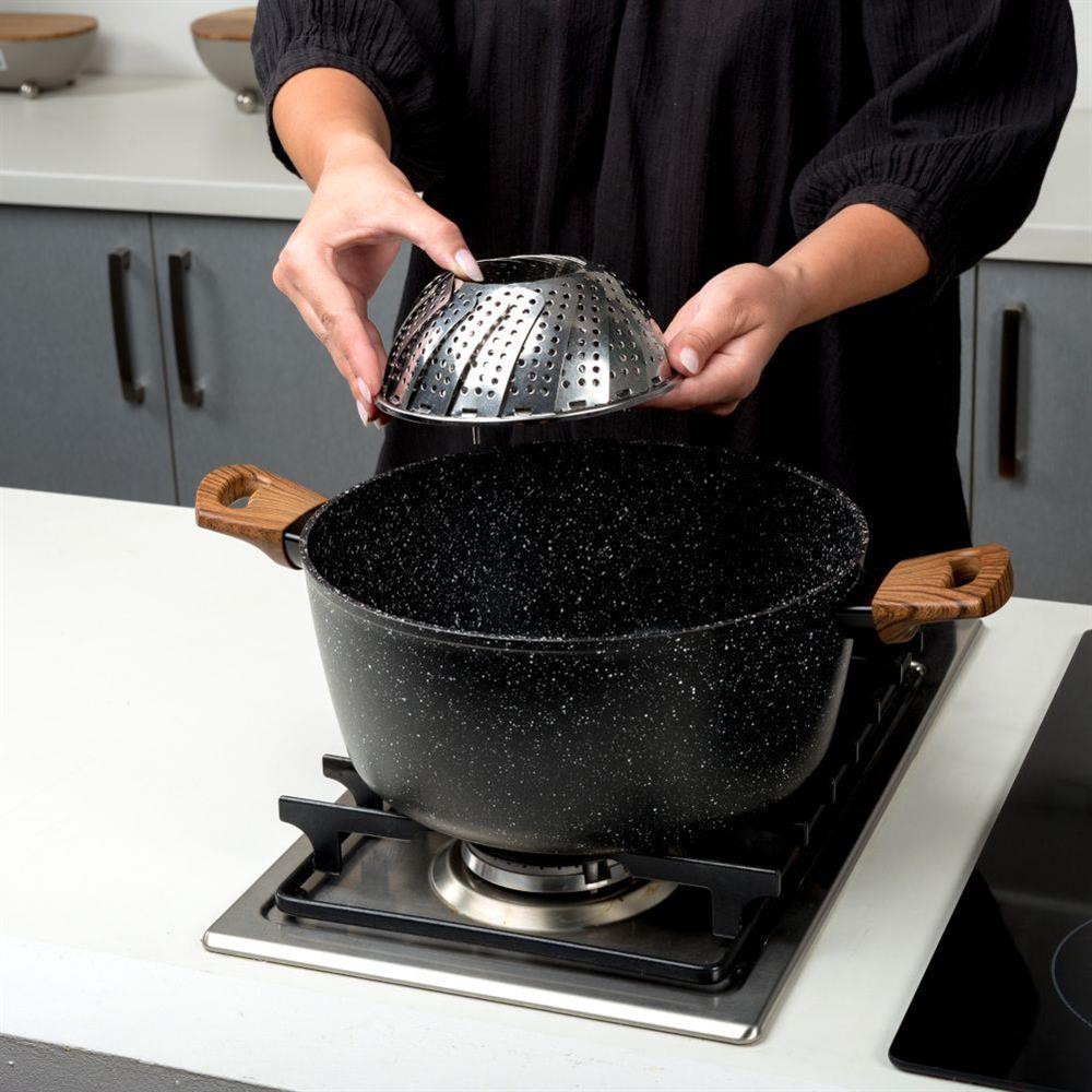 Sklopiva rešetka za kuvanje na pari Nava NV10-202-021 - detalj