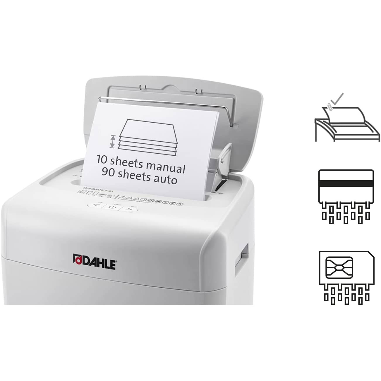 Uništavač dokumenata Dahle ShredMATIC® 90 - detalj