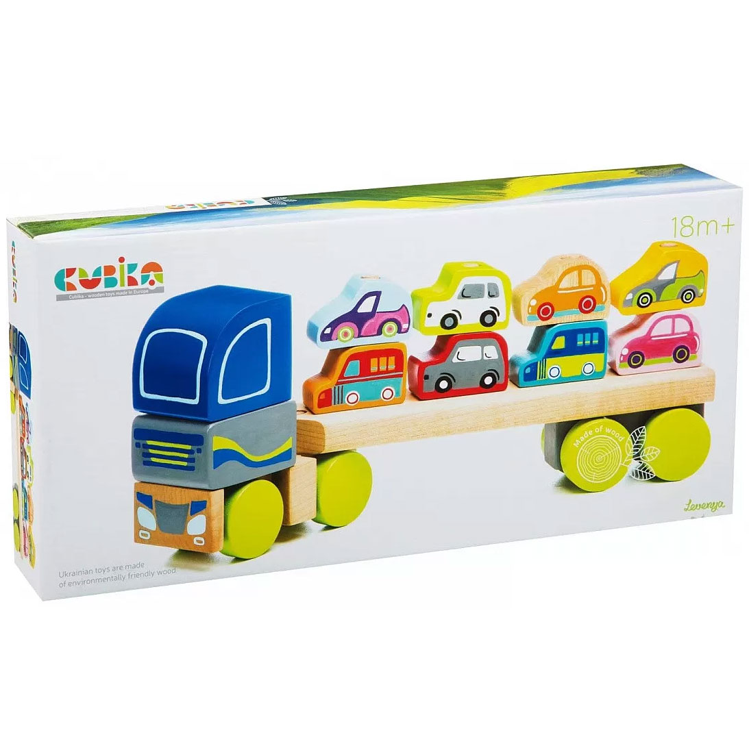 Drvena Slagalica Cubika Kamion 13418 - detalj