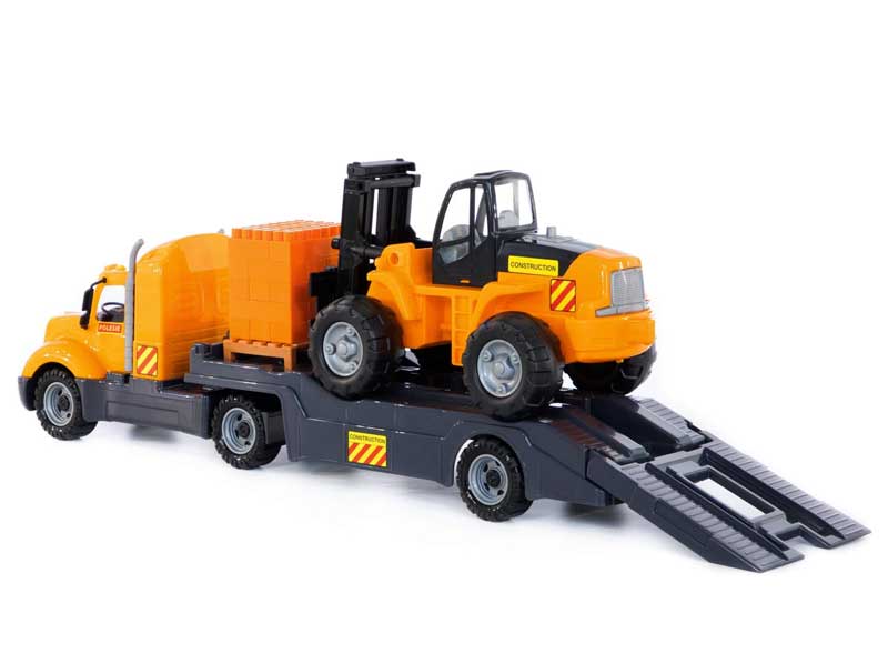 Veliki kamion Šleper sa viljuškarom Polesie 55705 - detalj