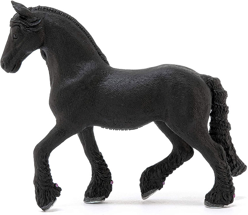 Schleich figure Domaće životinje - Konji - Frizijska kobila 13906 - detalj