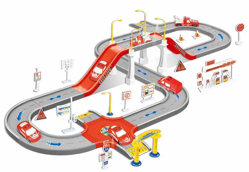 Staza za autiće Vatrogasci Set - detalj