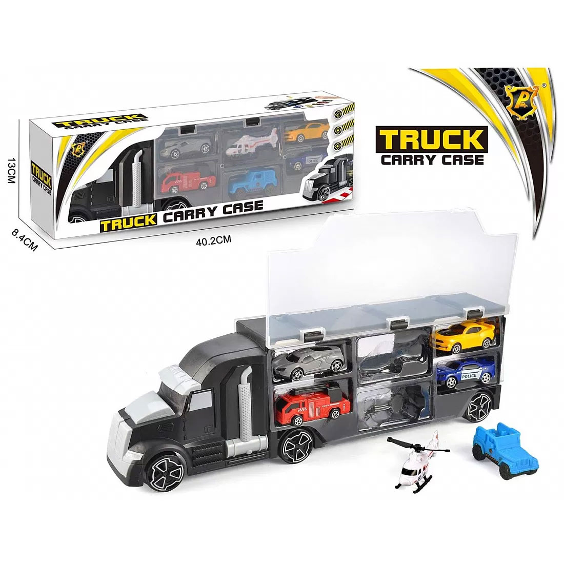 Transportni kamion sa vozilima - detalj