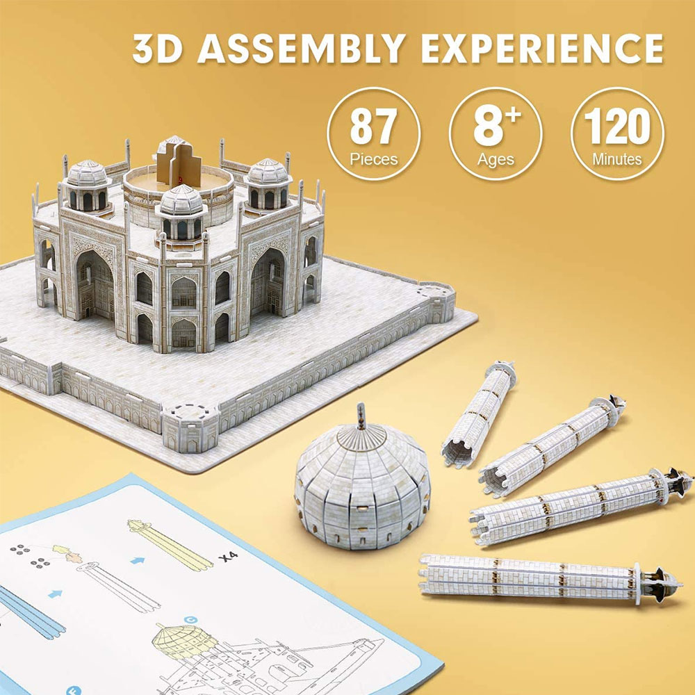 CubicFun National Geographic 3D Puzzle Taj Mahal DS0981h - detalj