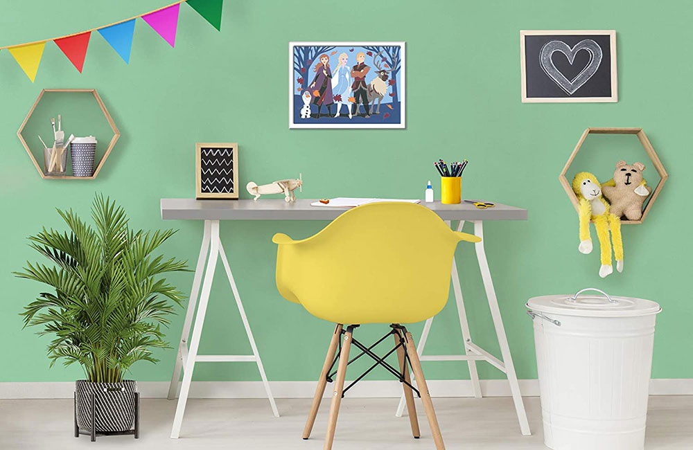 Ravensburger Bojanka po brojevima + akrilne boje Disney Frozen II 28491 - detalj