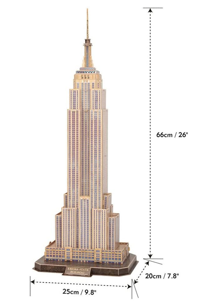 CubicFun National Geographic 3D Puzzle Empire State Building DS0977h - detalj
