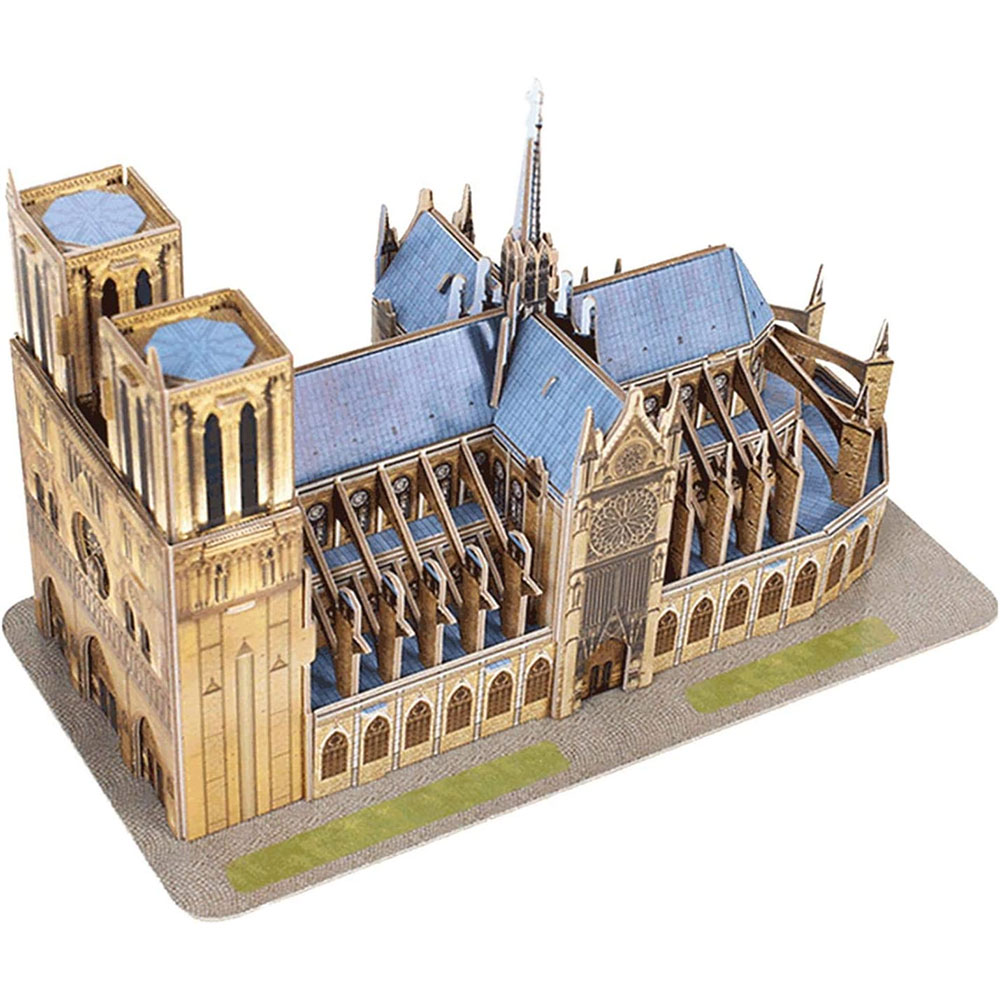 CubicFun 3D Puzzle Notre Dame de Paris C242h - detalj