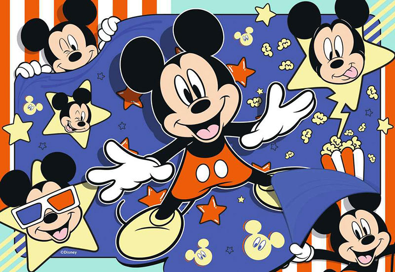 Disney Mickey Mouse Puzzle slagalica 2x24 dela Ravensburger 05578 - detalj