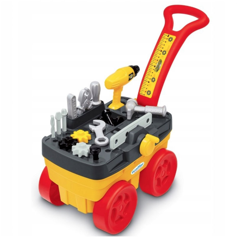 Ecoiffier mehaničarska kolica sa alatom 2419 - detalj