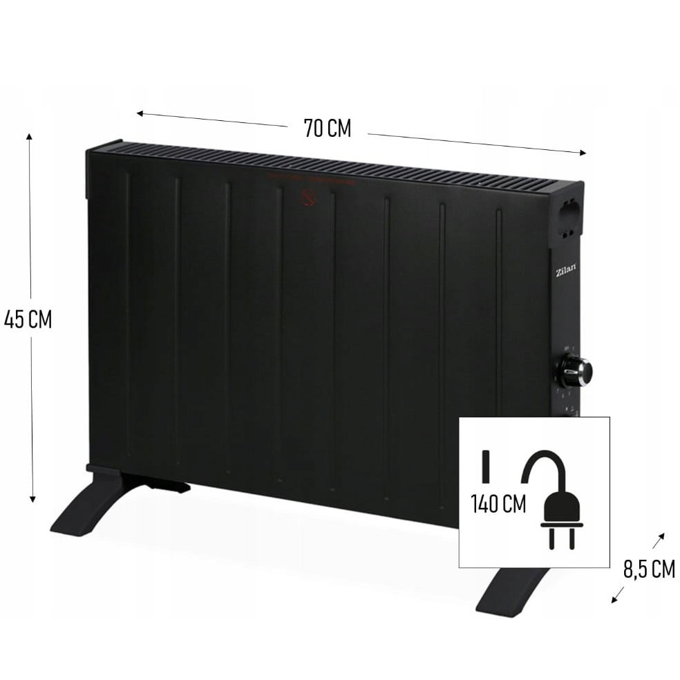 Konvektorska grejalica Zilan ZLN6241 - detalj